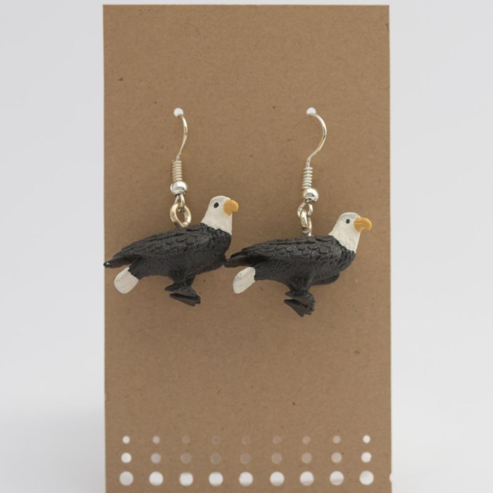 🦅 Bald Eagle Spirit Animal Earrings 🦅